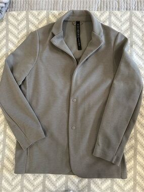 Men's Lululemon Grey Casual Knit Blazer Jacket